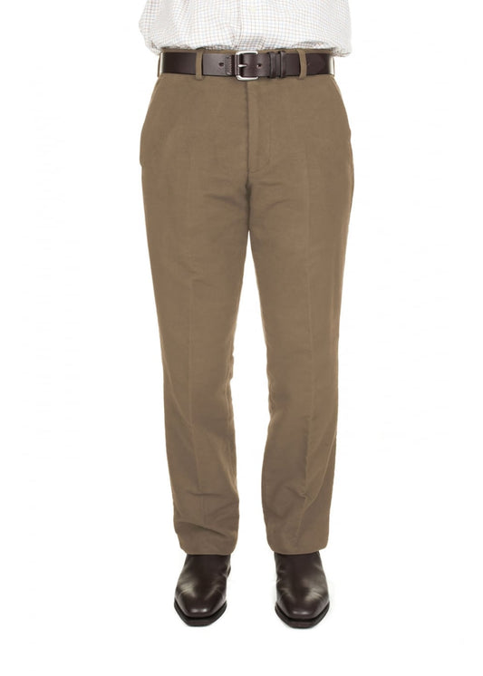 Epsom Moleskin Trousers - Loden - 1