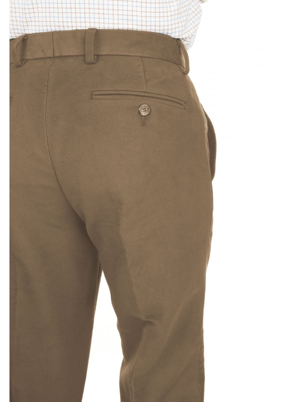 Epsom Moleskin Trousers - Loden - 3