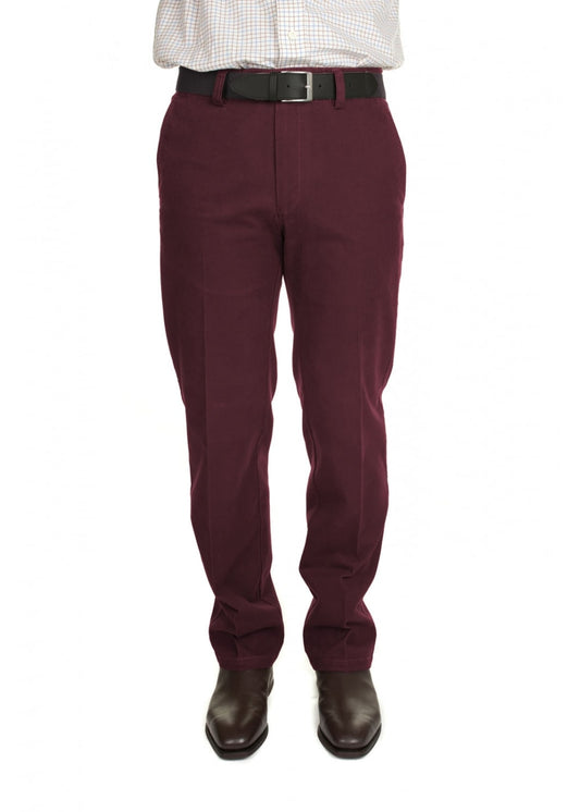 Longford Winterweight Trousers - Cranberry - 1