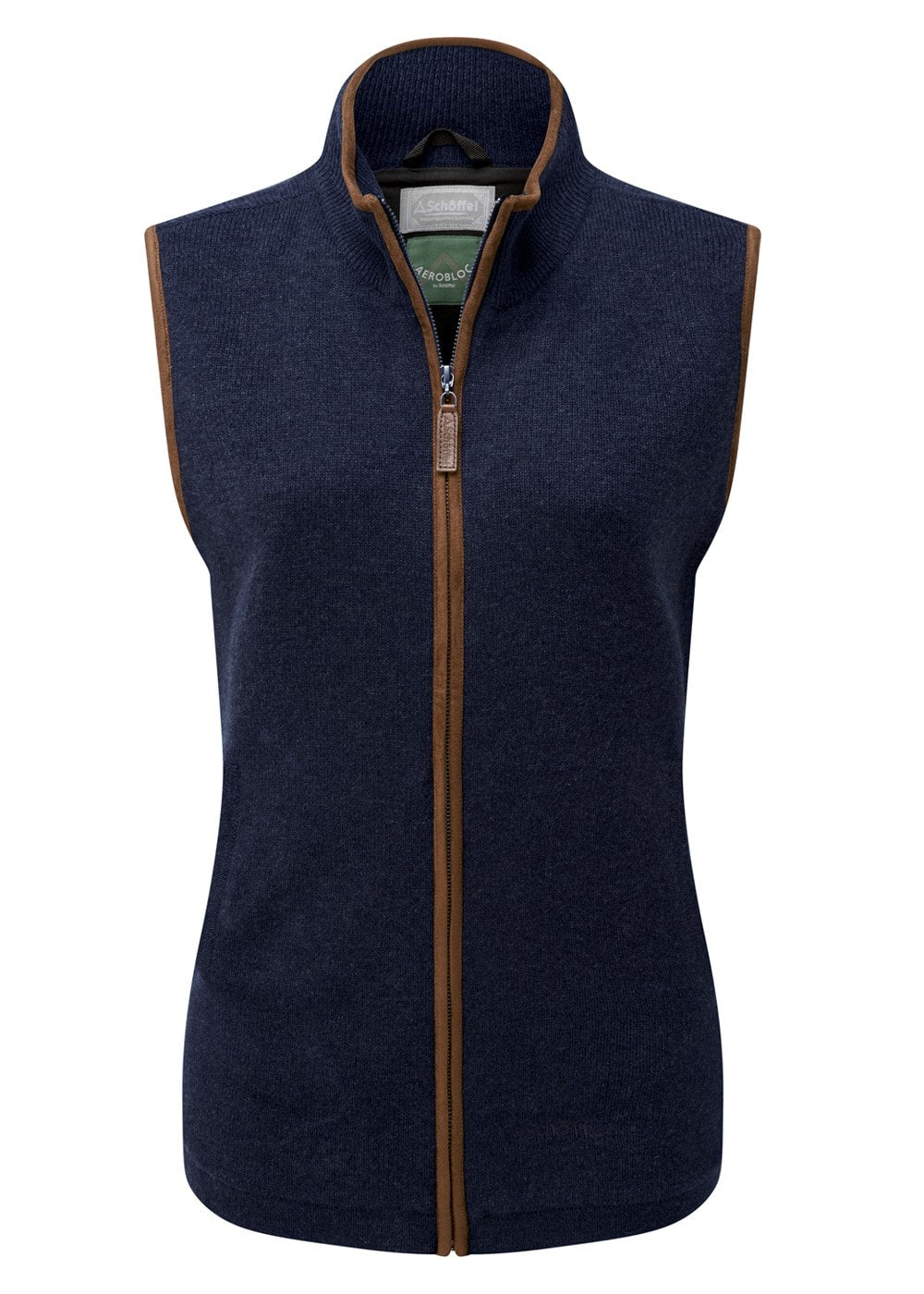 Lambswool Aerobloc Gilet - Navy - 3