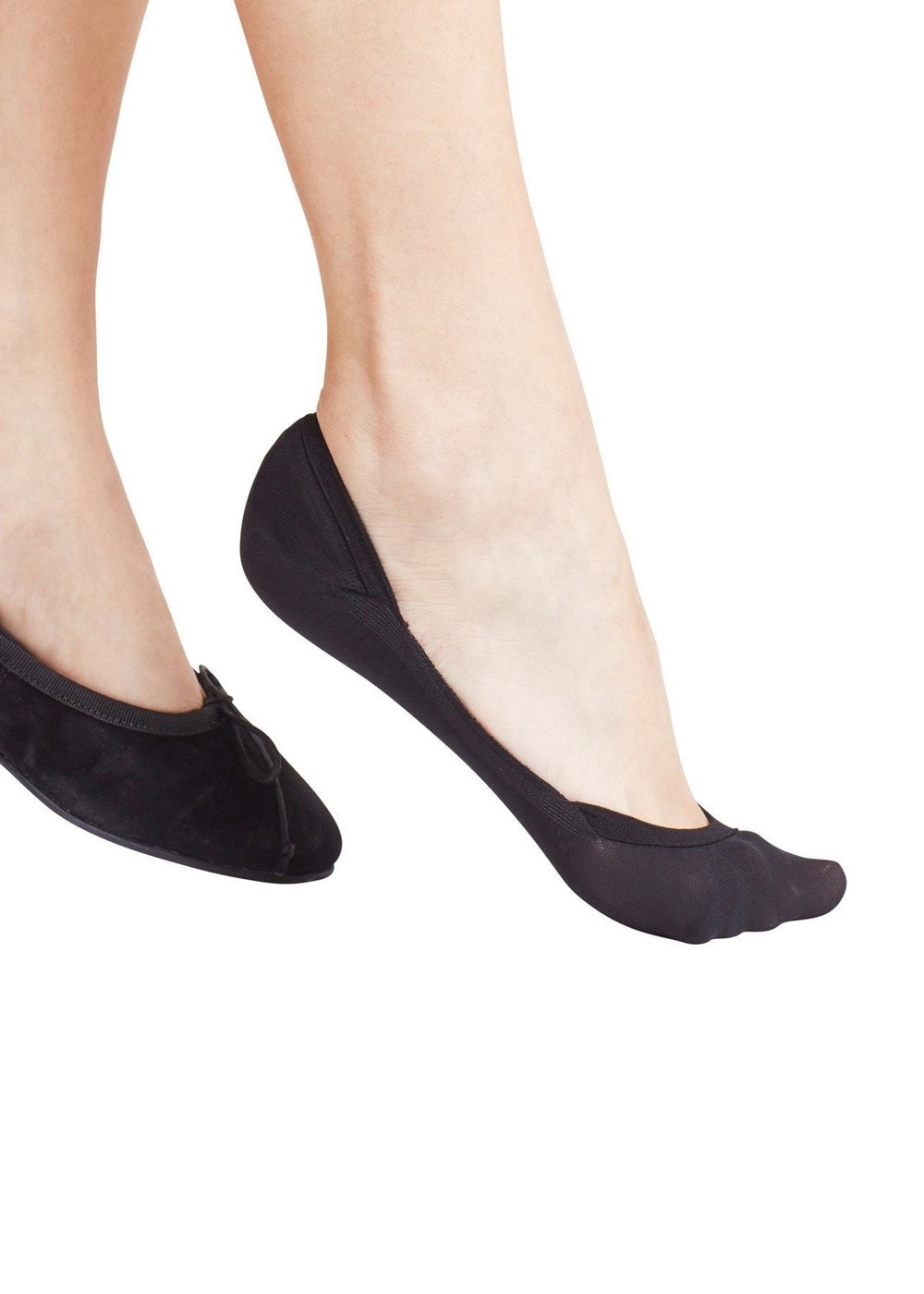 Elegant Step No Show Socks - Black - 1