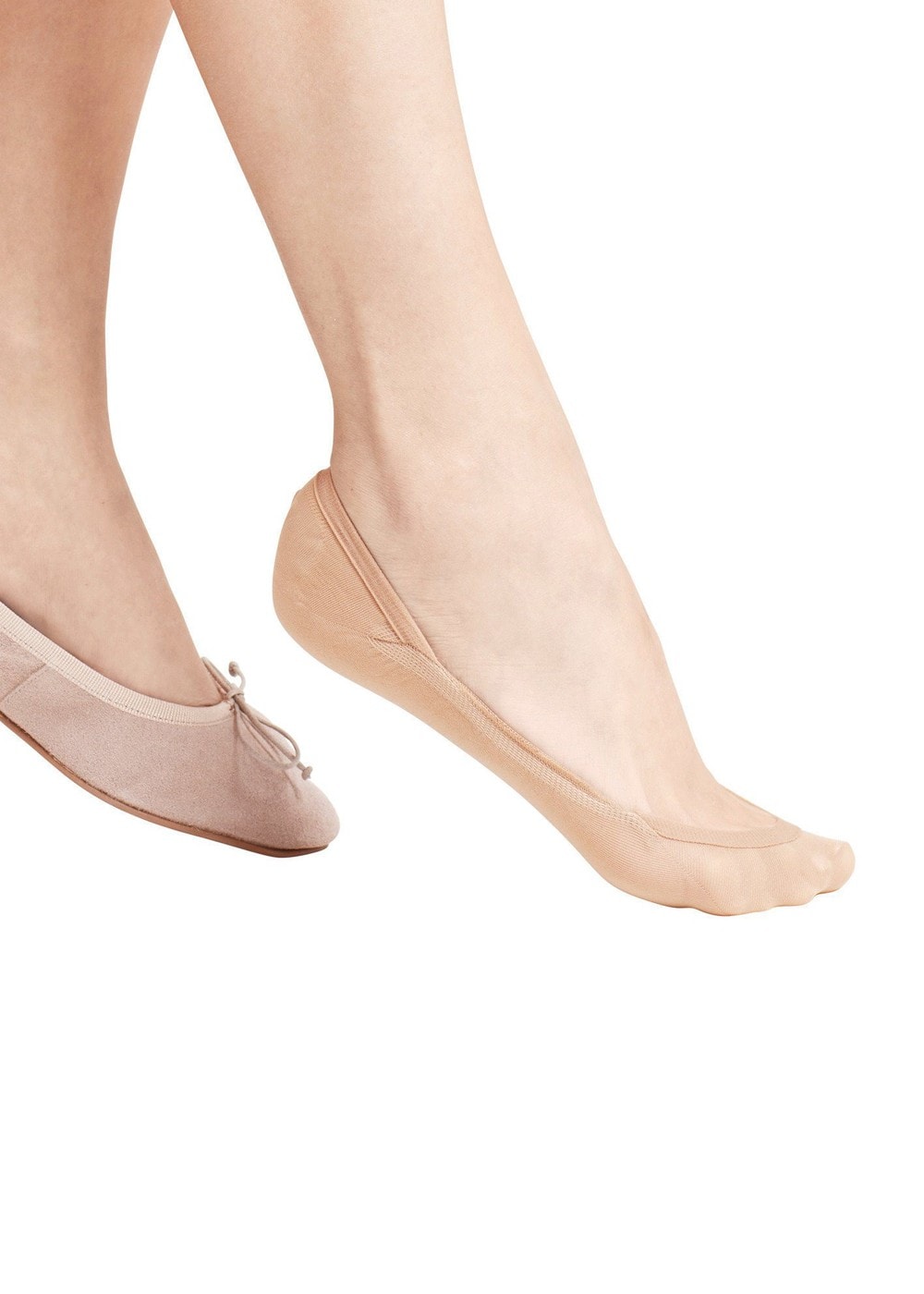 Elegant Step No Show Socks - Powder - 1