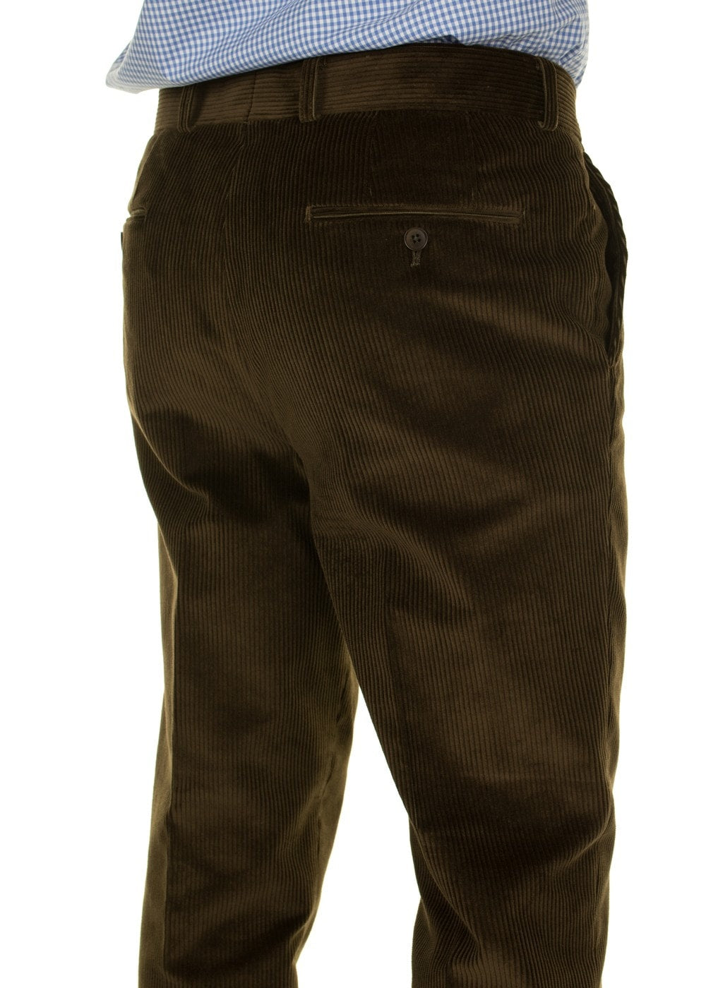 Warwick Cord Trousers - Olive - 3