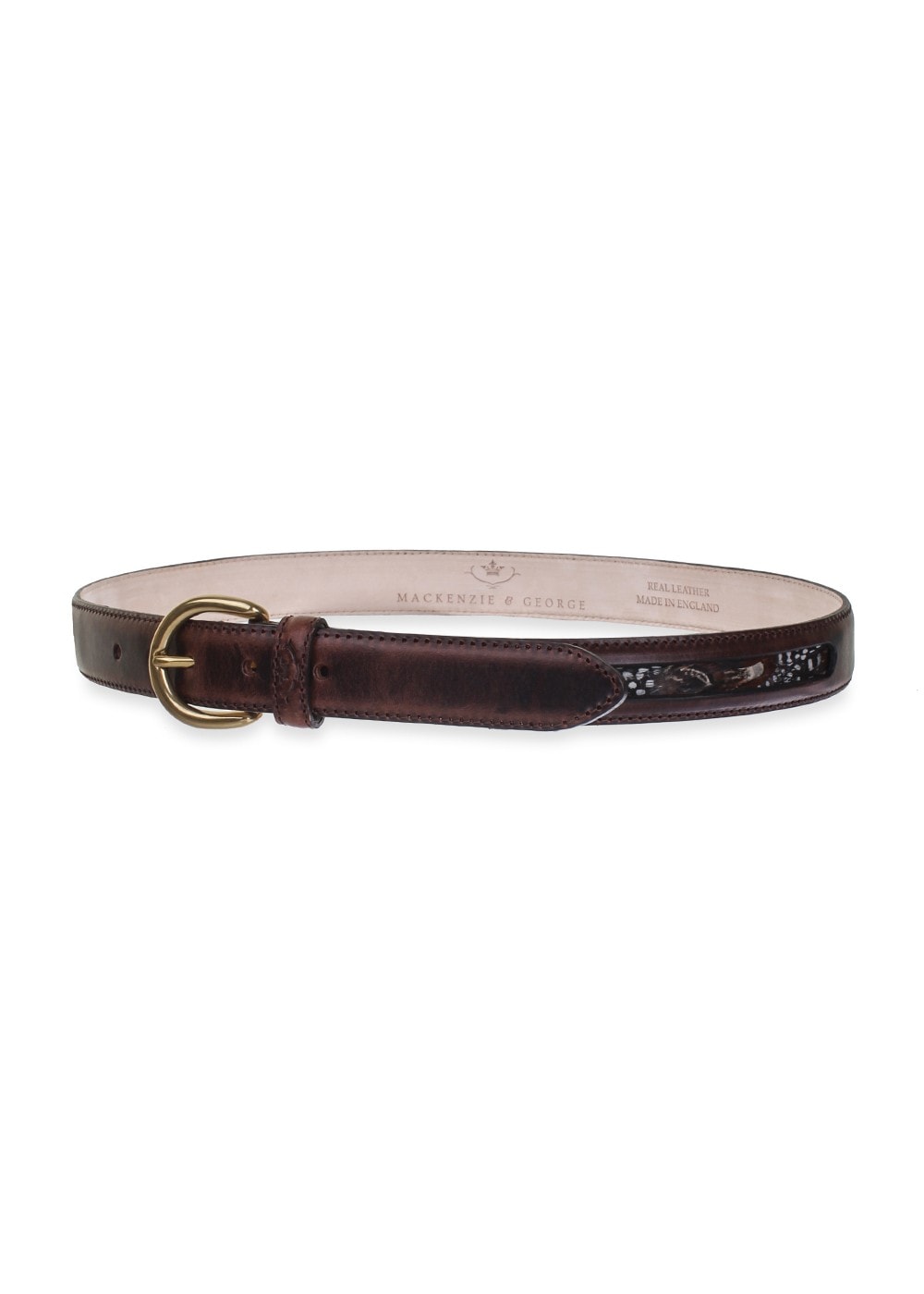 Drayton Feather Belt - Chocolate - 3