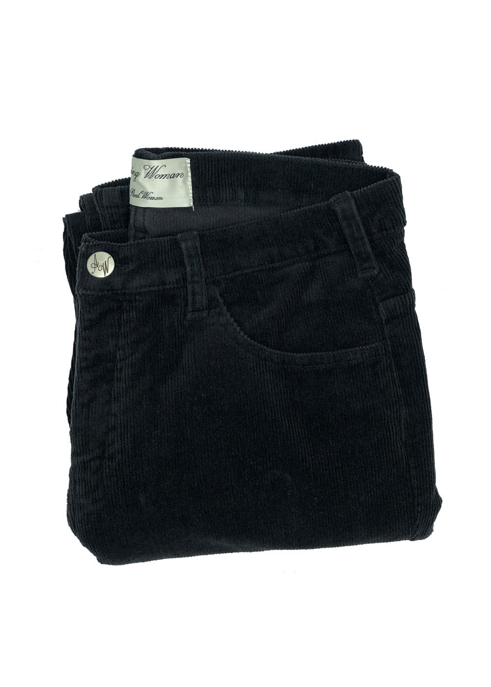 Apollo Needle Cord Jeans - Black - 4