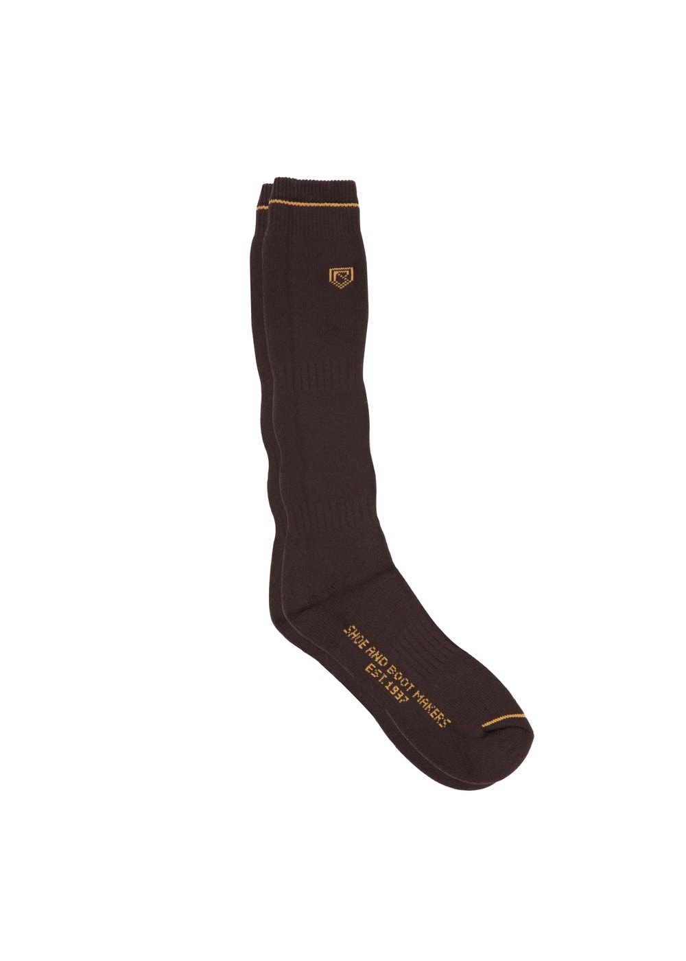 Boot Socks Long - Brown - 1