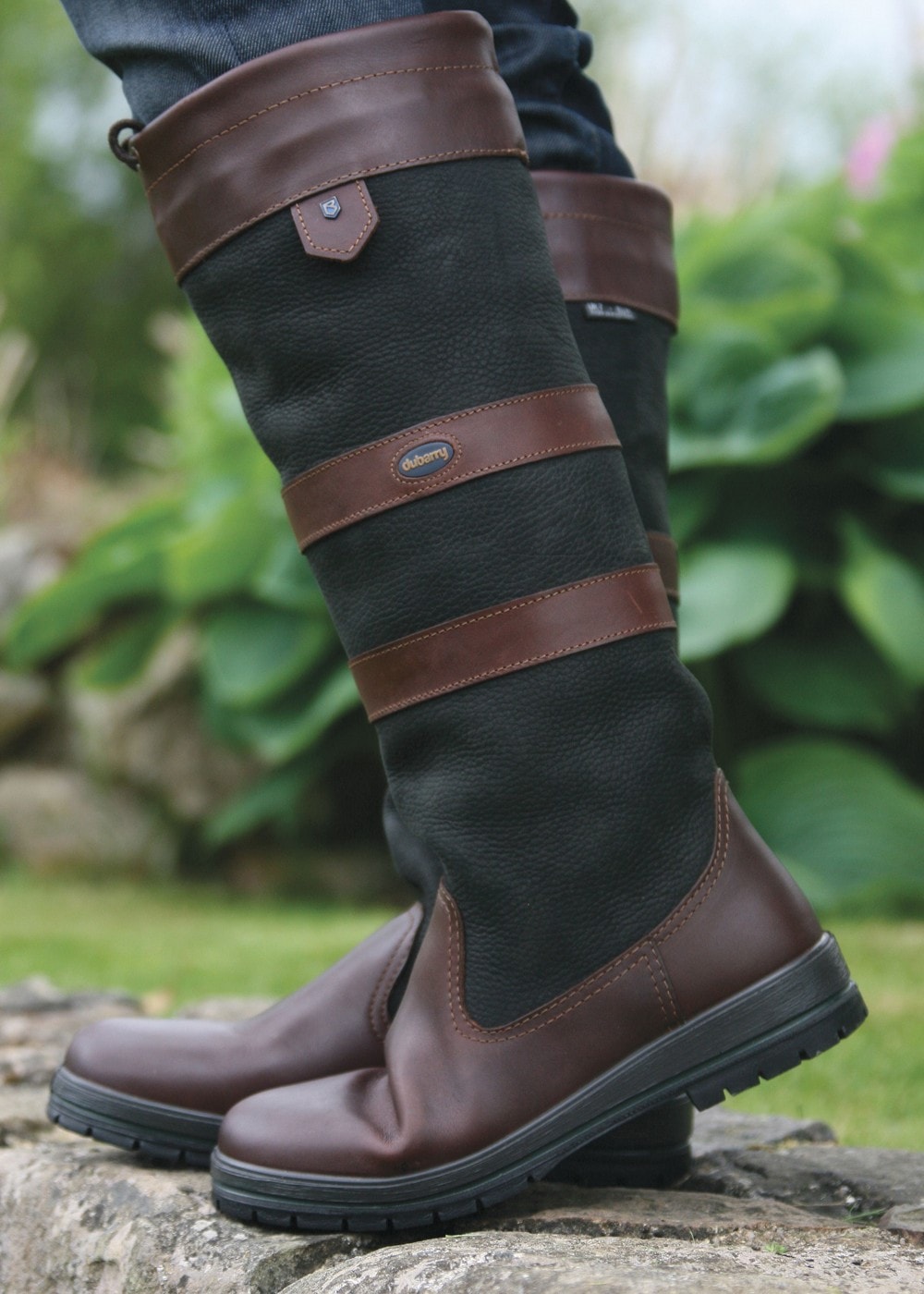 Galway Boots - Black and Brown - 8