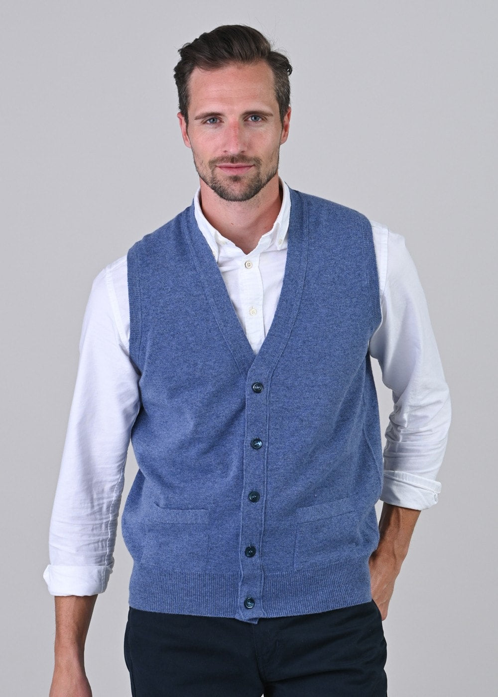 Gordon 1 Ply Geelong Waistcoat - Clyde - 1