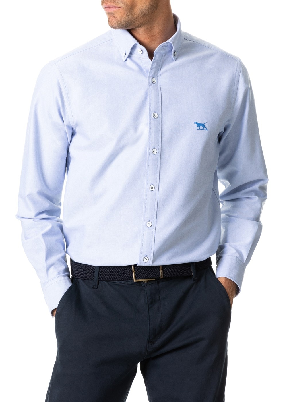 Gunn Oxford Shirt - Sky - 2