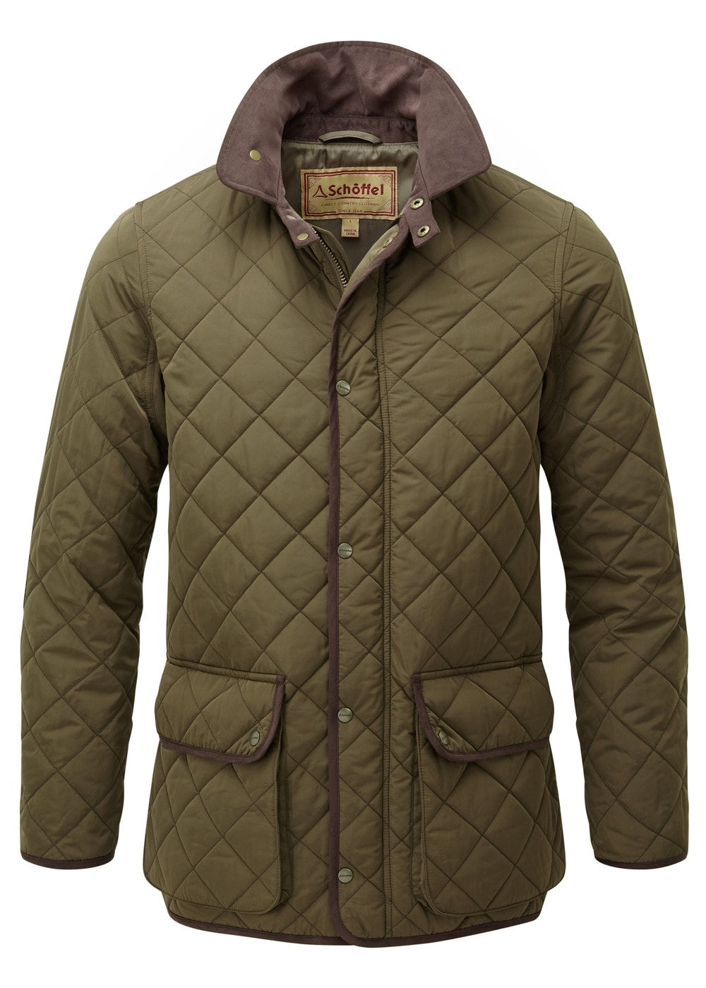 Barrowden Quilt Jacket - Dark Olive - 4