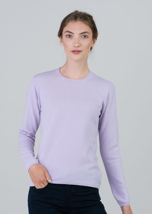 Millie Cashmere Crew Neck - Freesia - 1