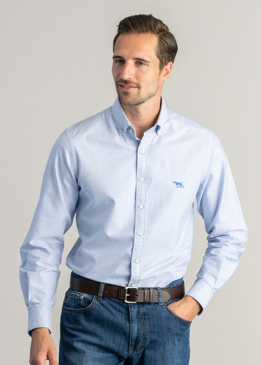 Gunn Oxford Shirt - Sky - 1