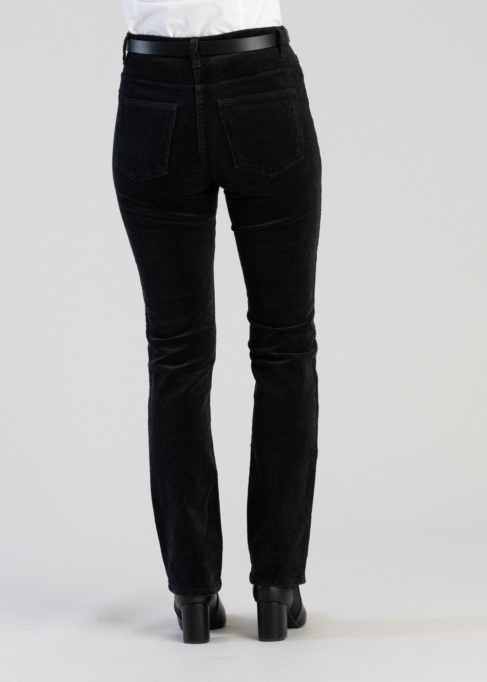 Apollo Needle Cord Jeans - Black - 3