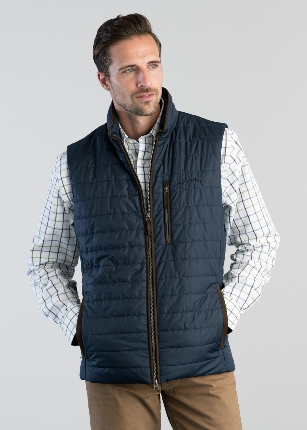 Brora Gilet - Navy - 1