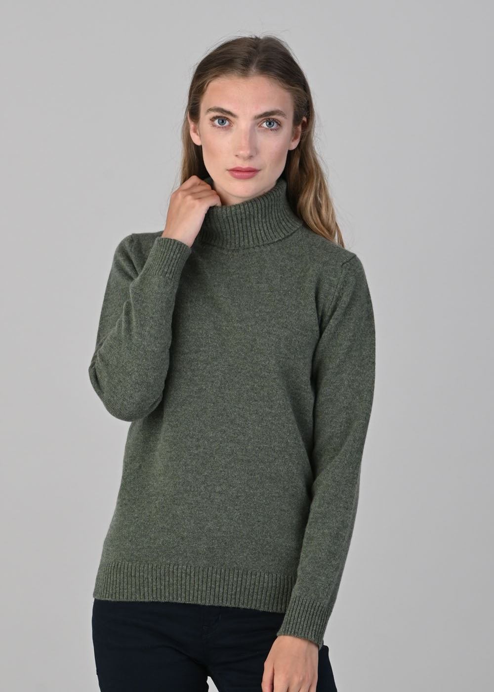 Lindsey Lambswool Roll Neck - Landscape - 1