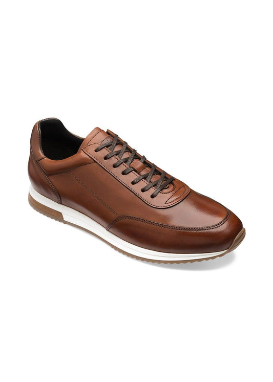 Bannister Trainers - Cedar Burnished Calf - 1