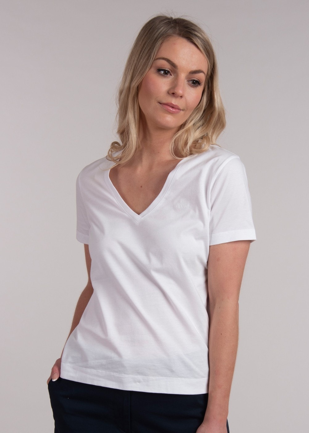 Original V-Neck T-Shirt - White - 2