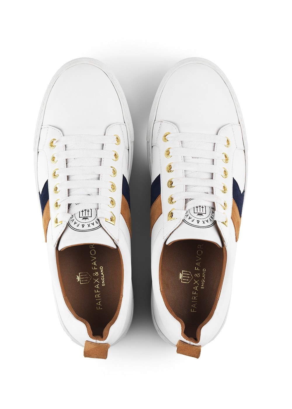 Alexandra Leather Trainers - White - 2