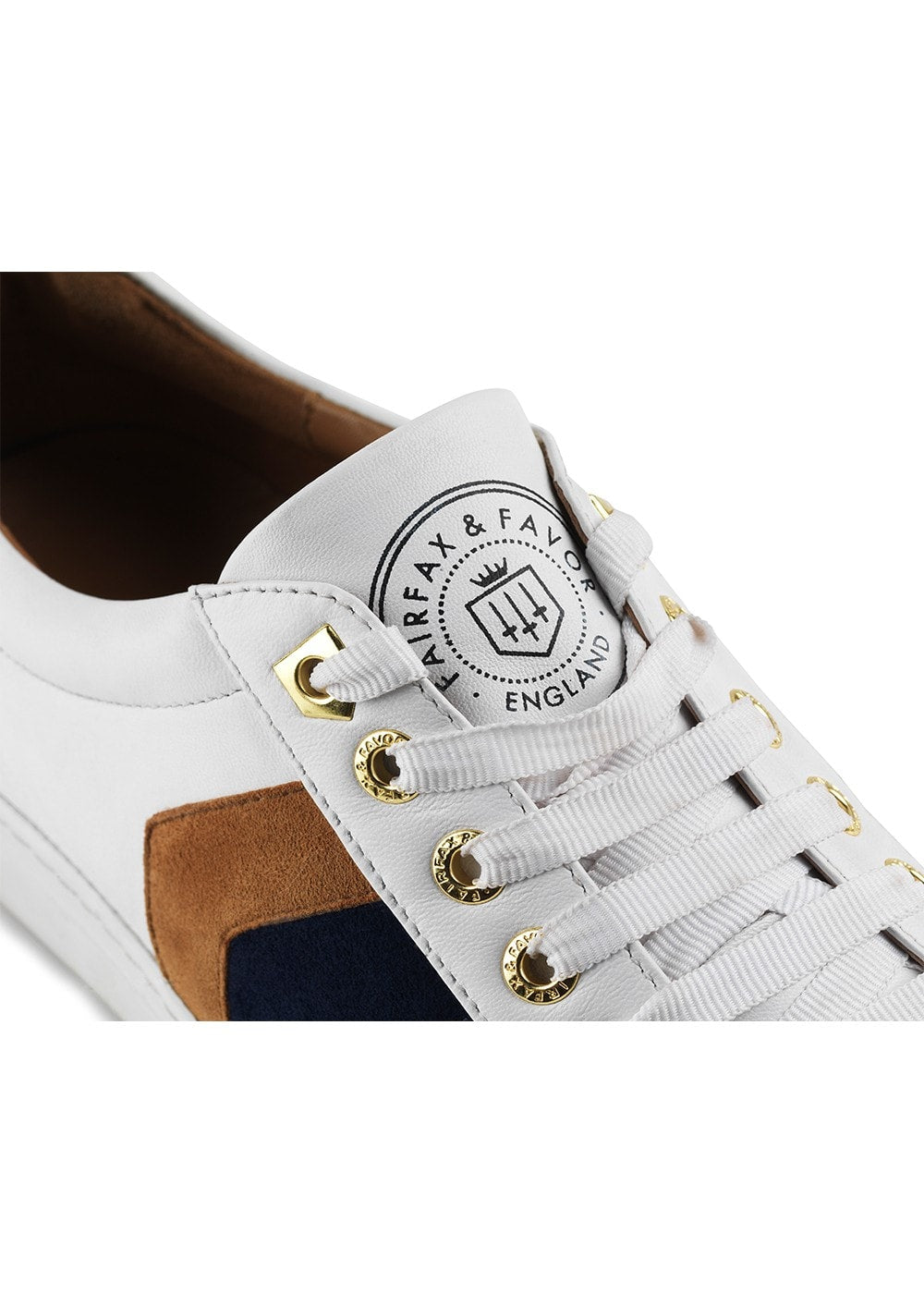 Alexandra Leather Trainers - White - 5