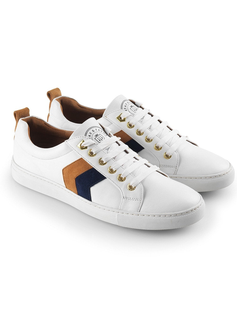 Alexandra Leather Trainers - White - 4