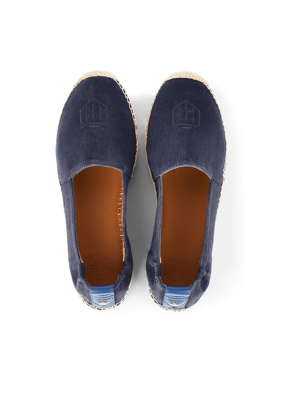 Monaco Flat Espadrille - Navy - 3