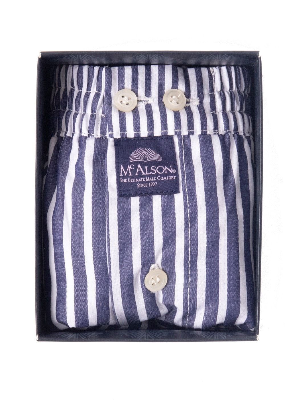 Boxer Shorts - Blue Bengal Stripe - 1