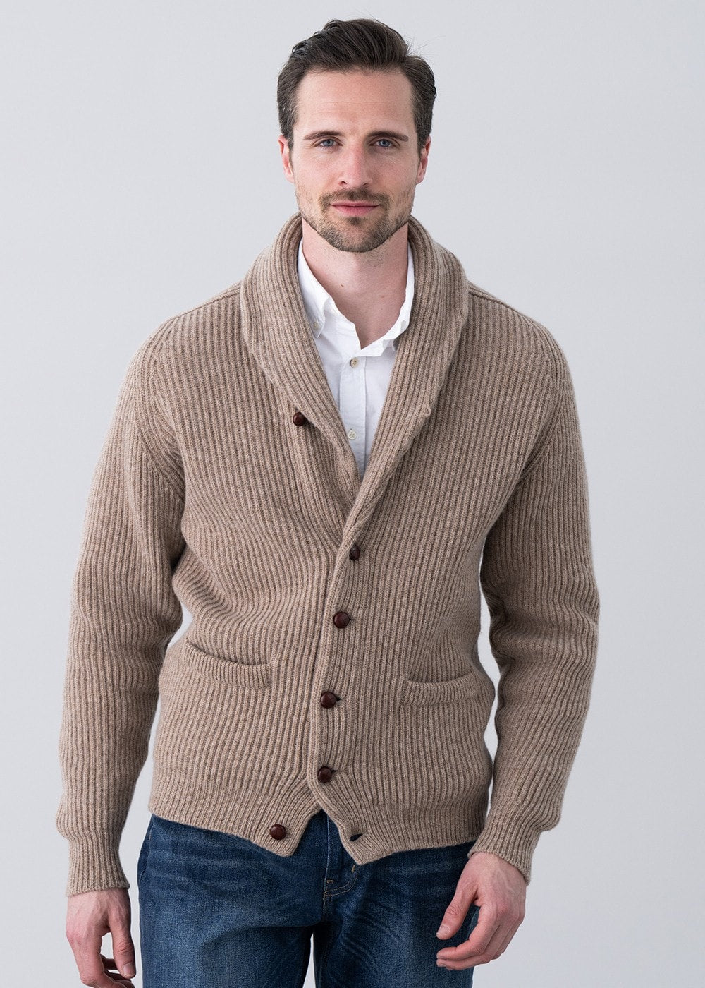 Lambswool Windsor Shawl Jacket - Colt - 1