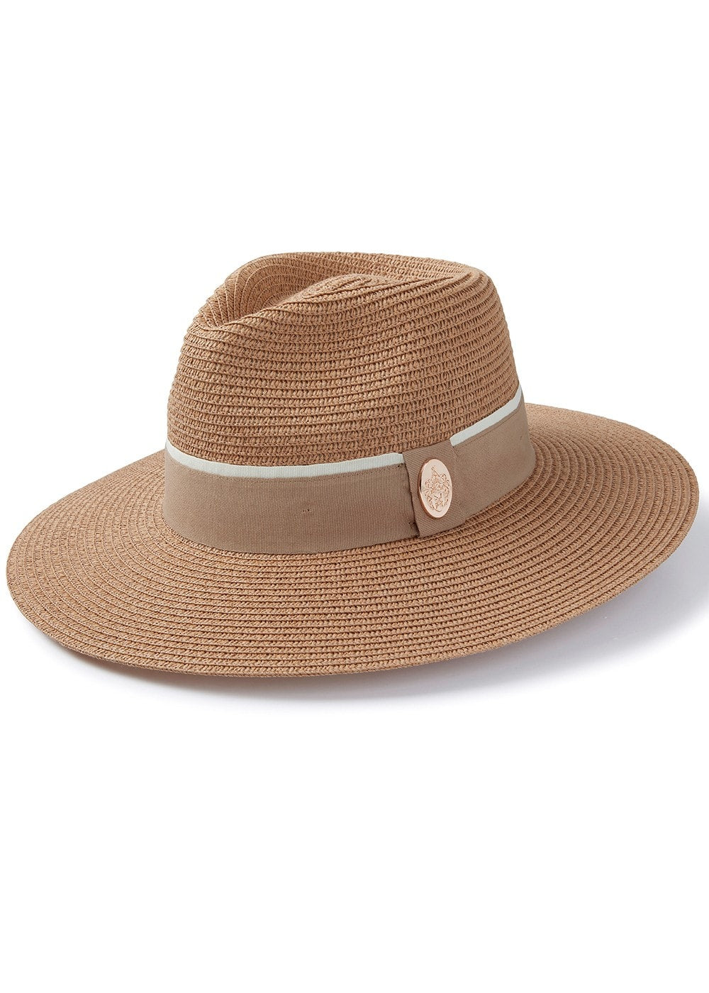 Hemley Wide Brim Fedora - Natural - 5