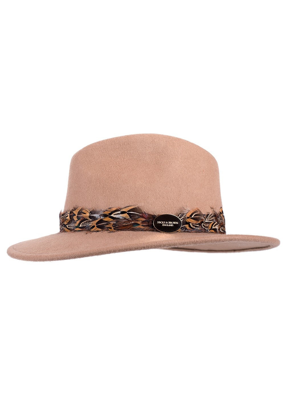 Suffolk Fedora Bronze Wrap - Camel - 4