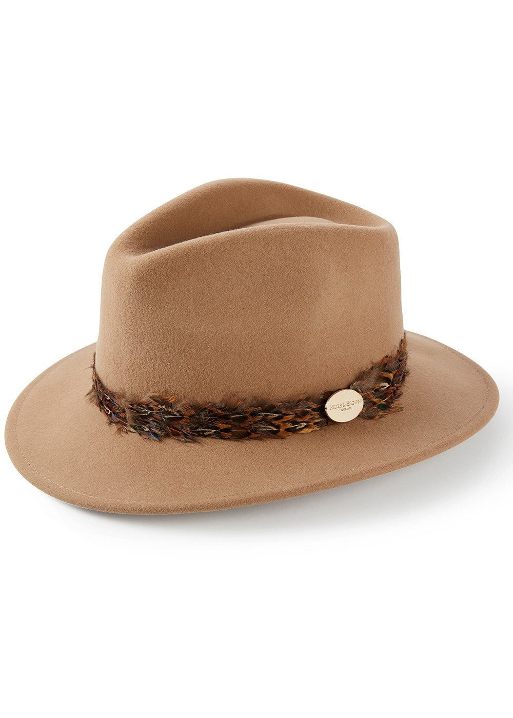 Suffolk Fedora Bronze Wrap - Camel - 5