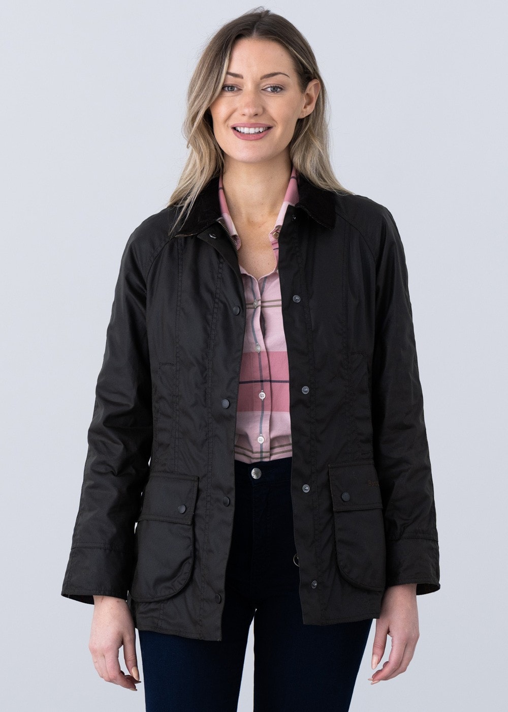 Ladies Classic Beadnell Jacket - Olive - 1