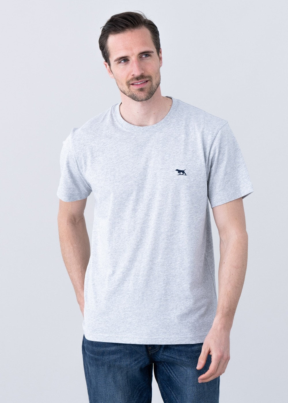 Gunn T-Shirt - Pebble - 1