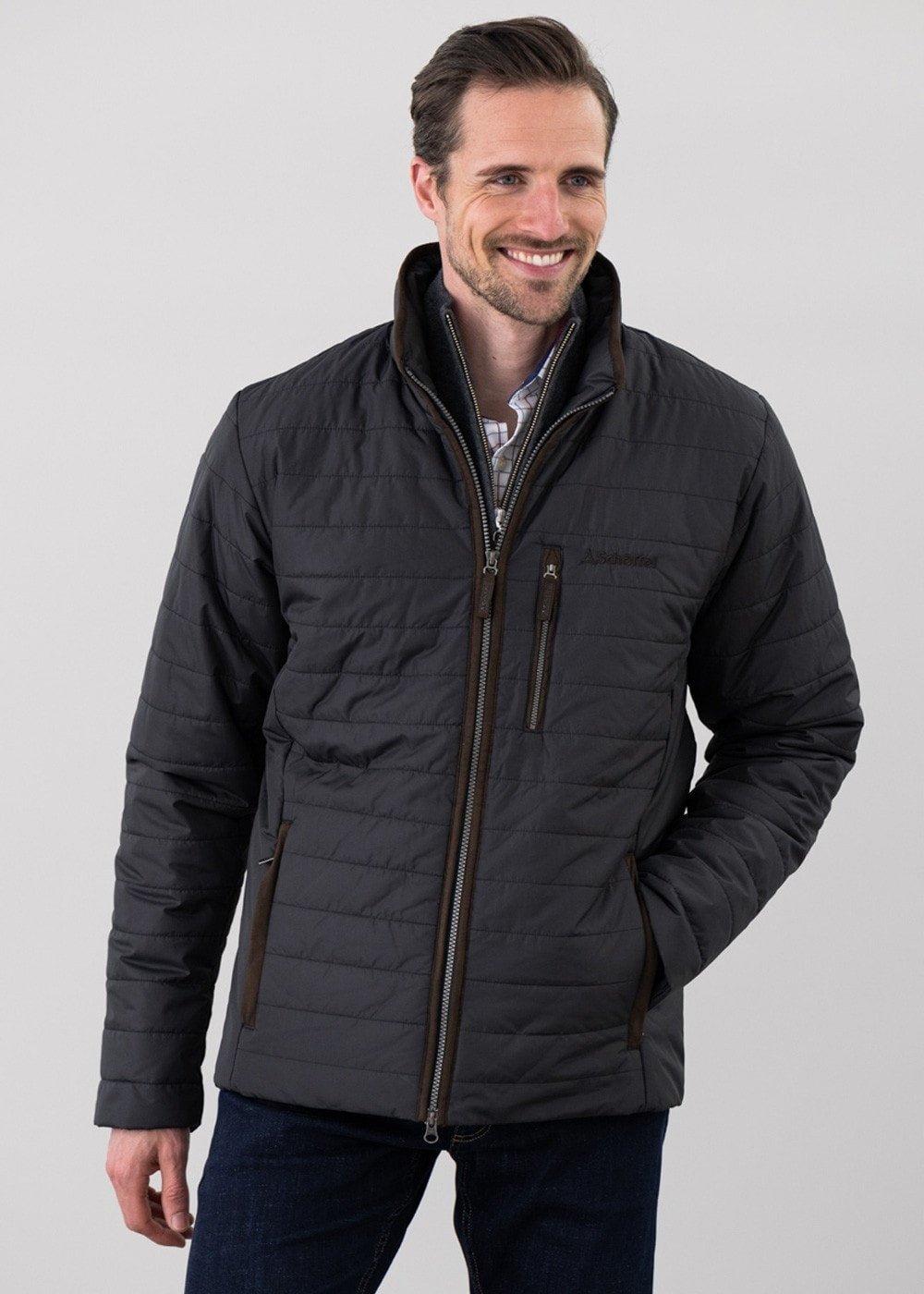 Carron Jacket - Charcoal - 1