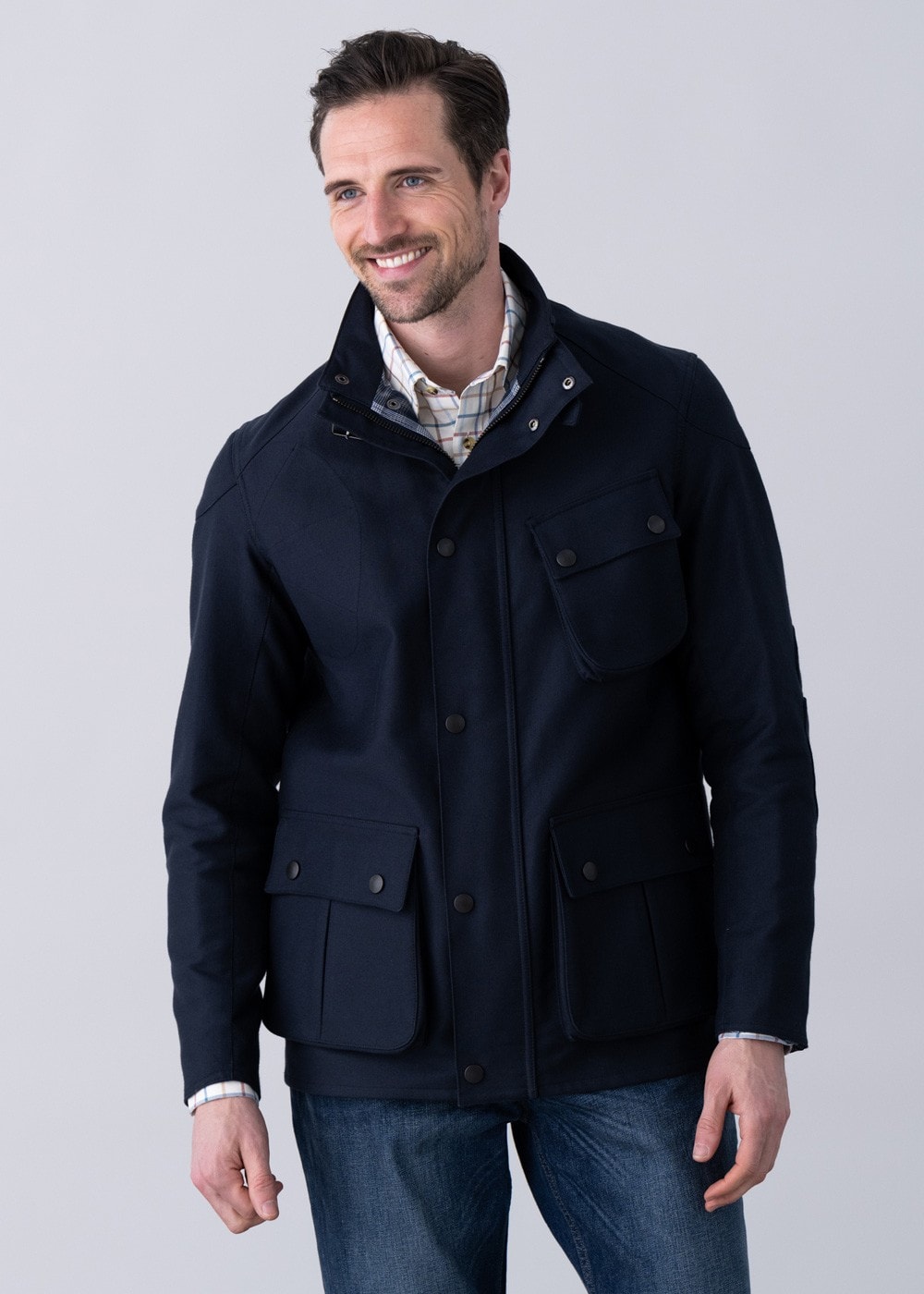 Enfield Jacket - Navy Jungle - 1