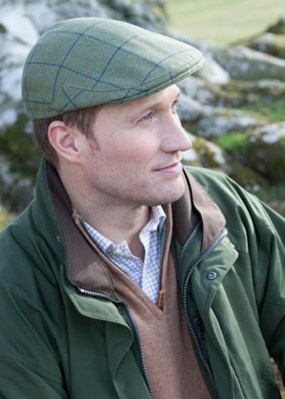 Kelloe Tweed Cap - Kelloe Tweed - 1