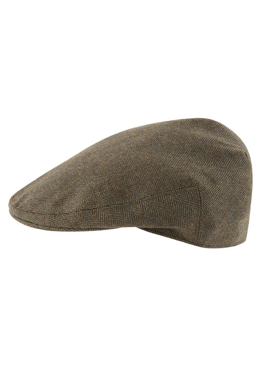 Tweed Classic Cap - Loden Green Herringbone - 1