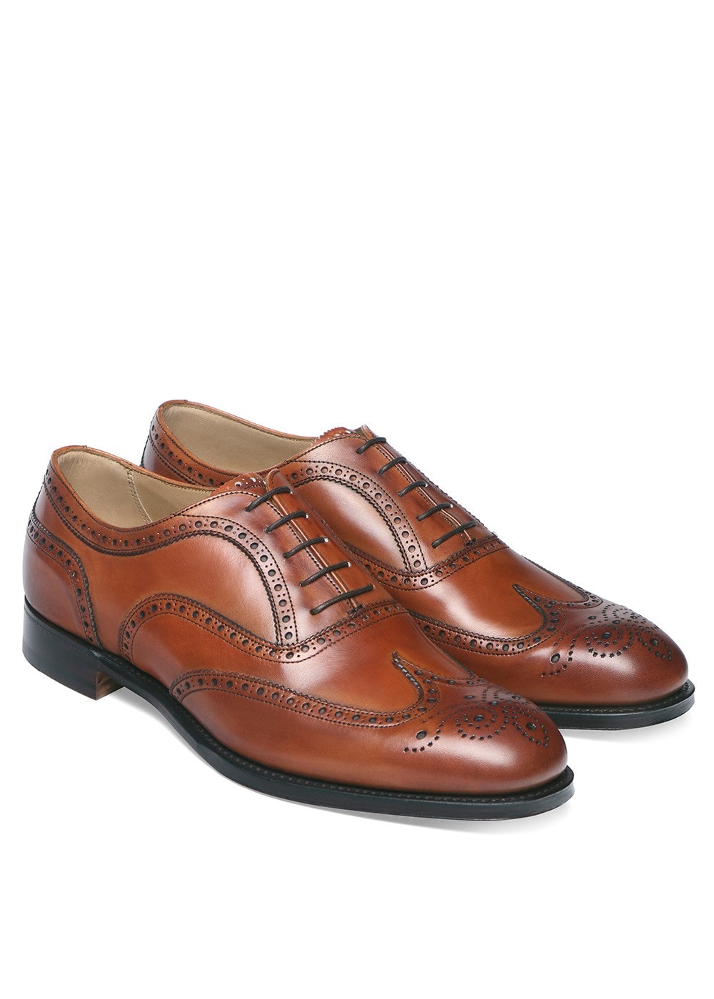 Arthur III Oxford Brogues - Dark Leaf Burnished - 1