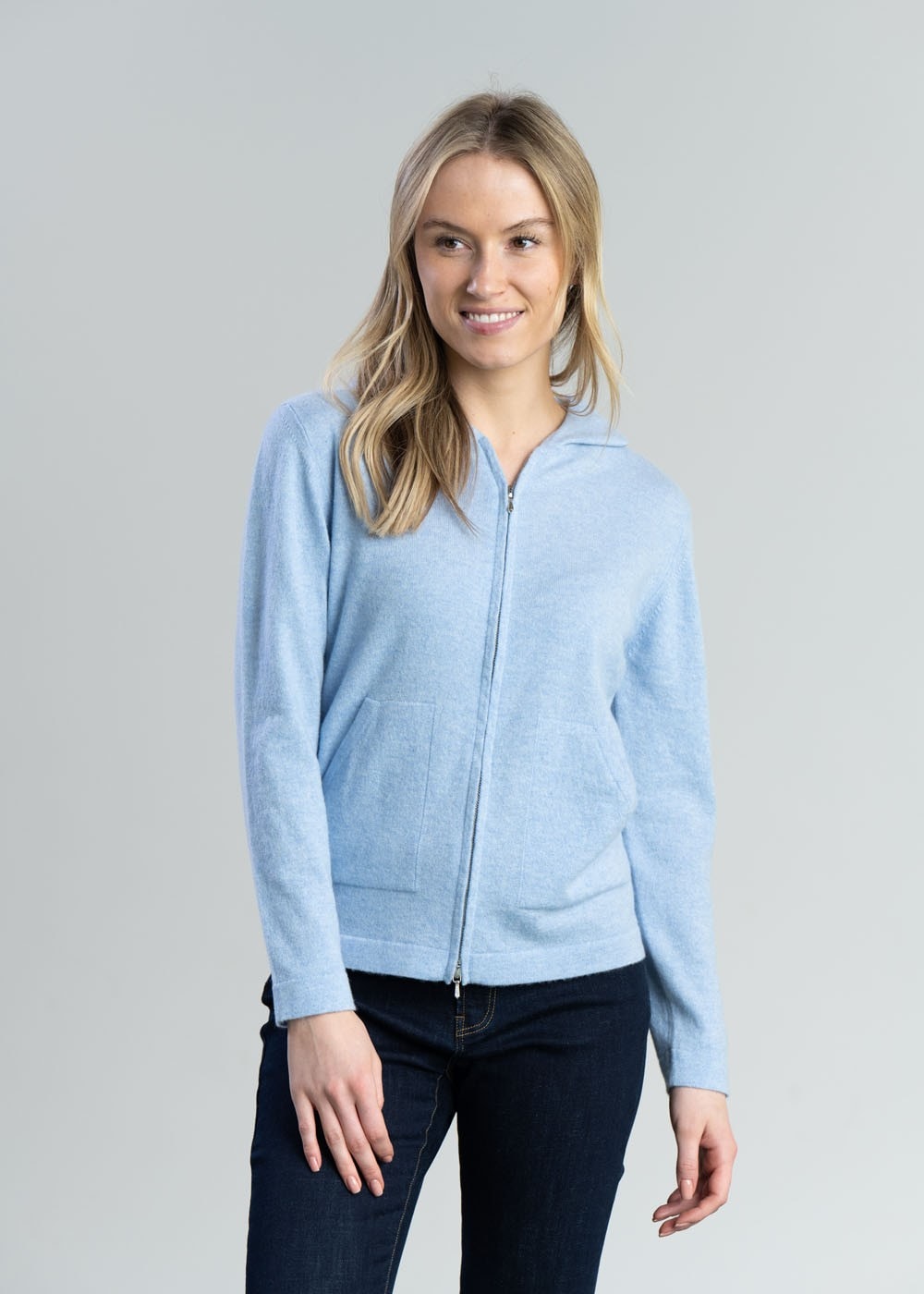 Millie Cashmere Hoodie - Atollo - 2