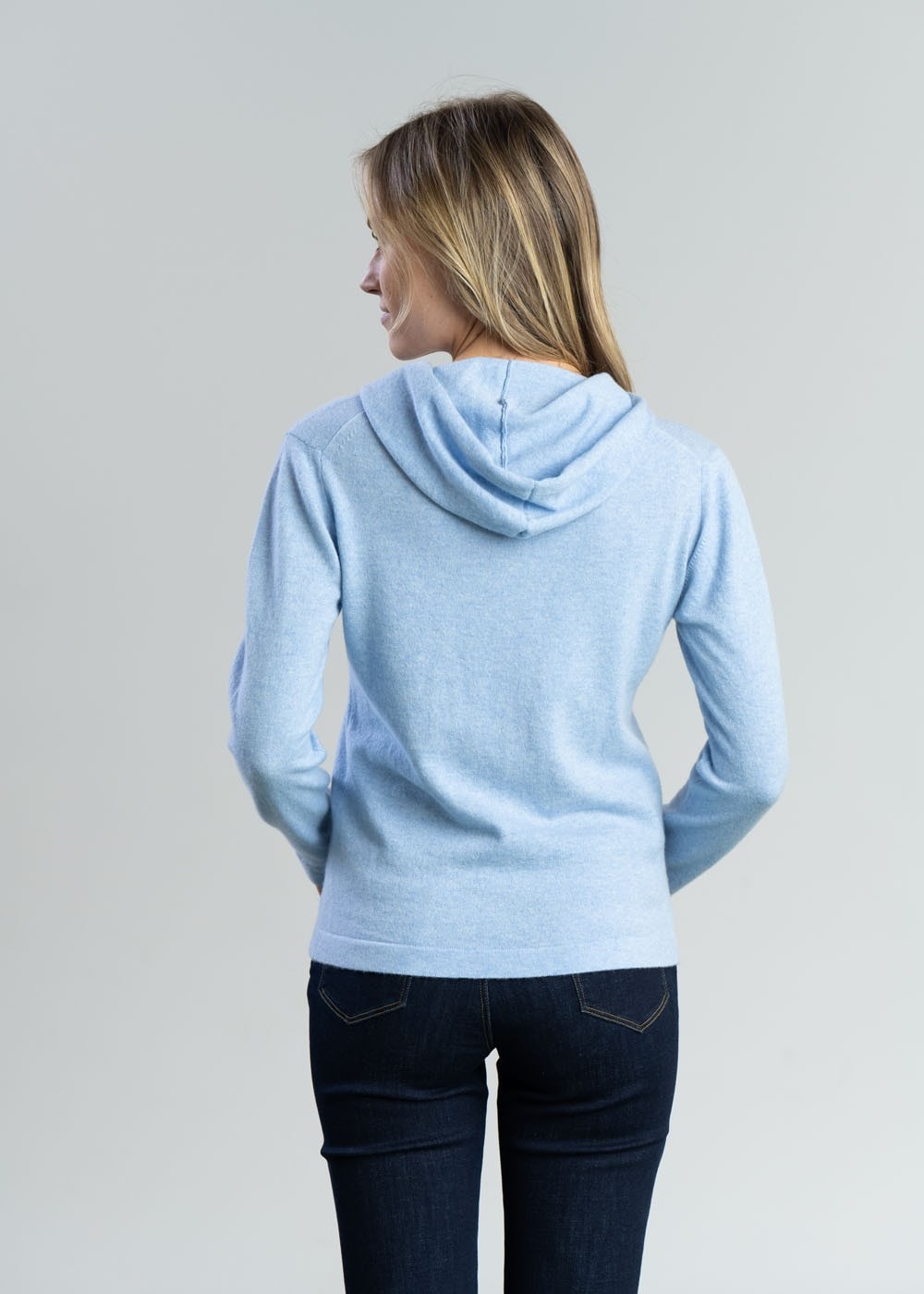 Millie Cashmere Hoodie - Atollo - 4