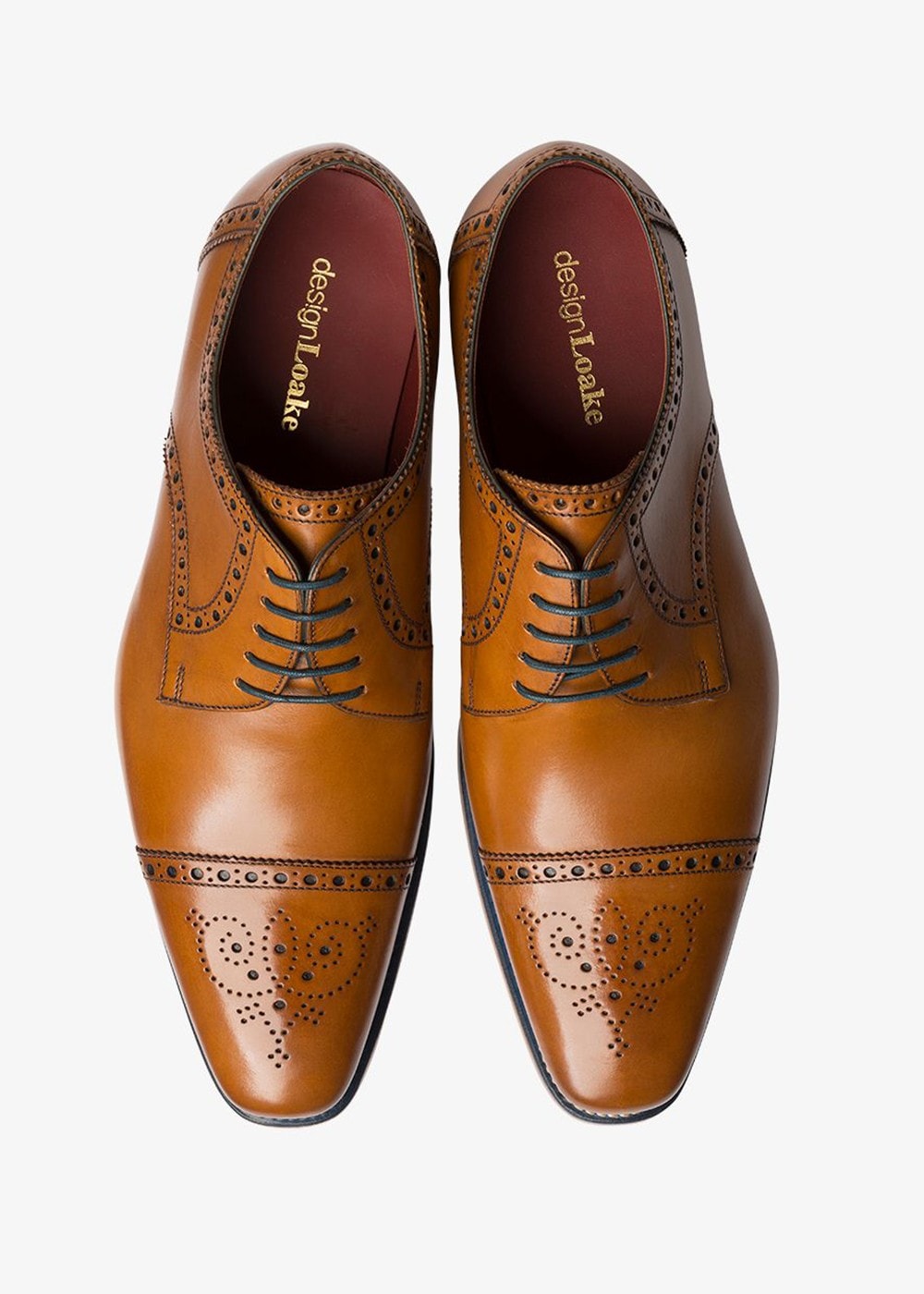 Foley Derby Brogues - Tan - 3