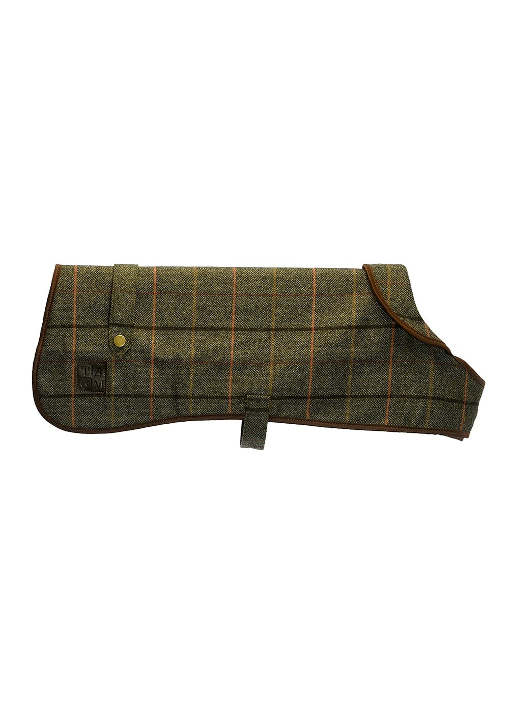 Tweed Dog Coat - Chocolate - 2