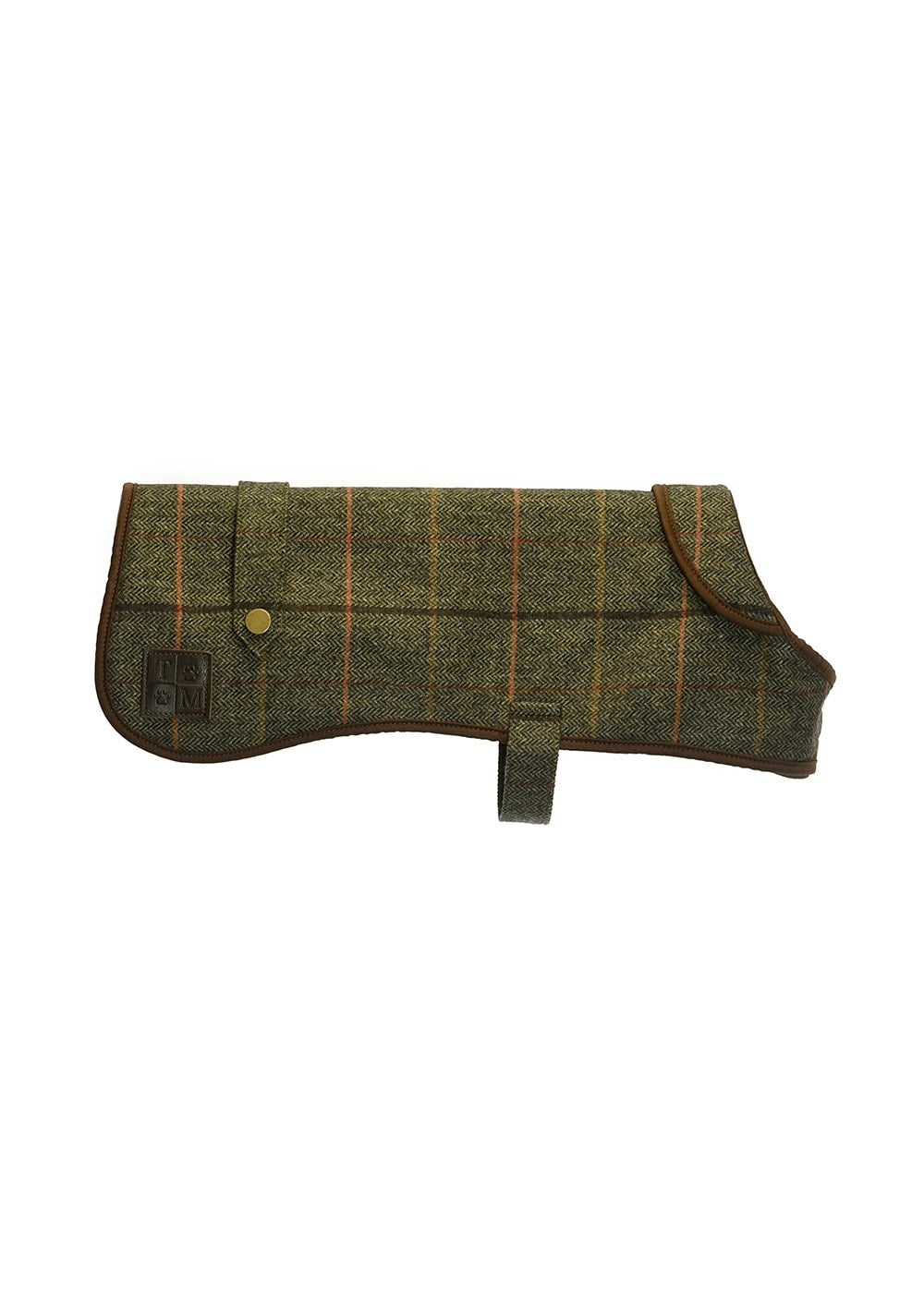 Tweed Dog Coat - Chocolate - 3