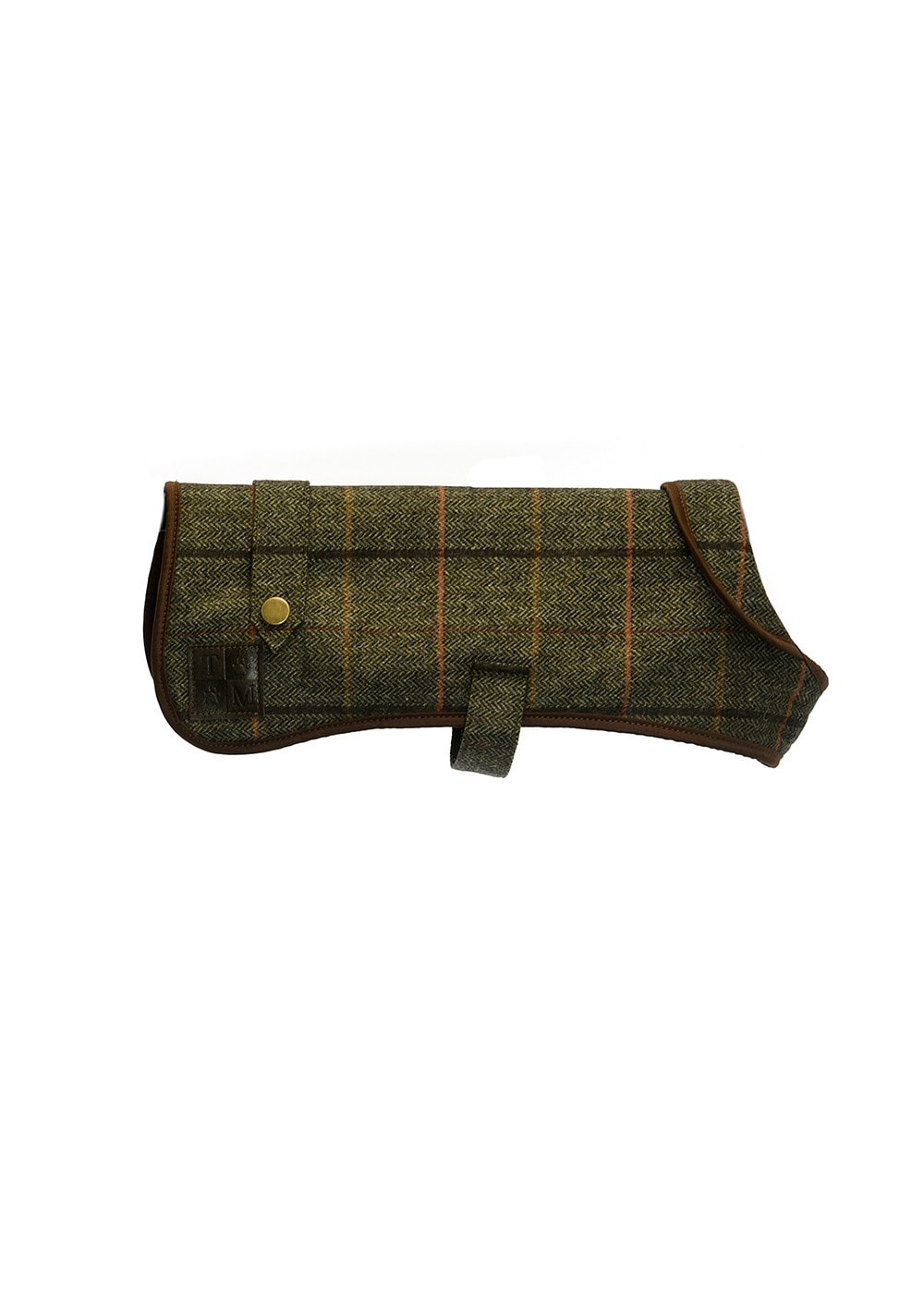 Tweed Dog Coat - Chocolate - 4