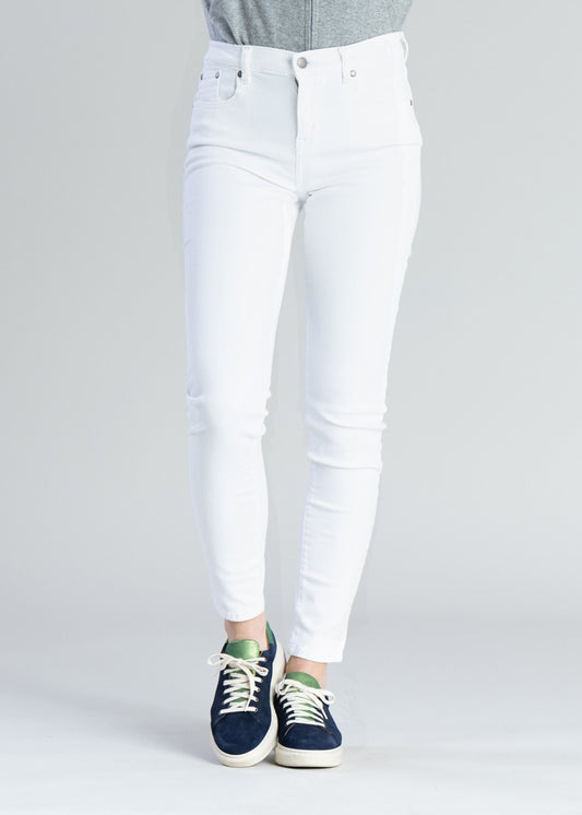 Essential Slim Trousers - White - 1