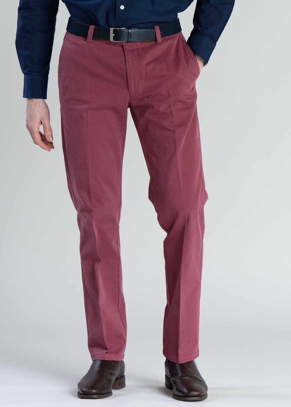 Longford Trousers - Cranberry - 1