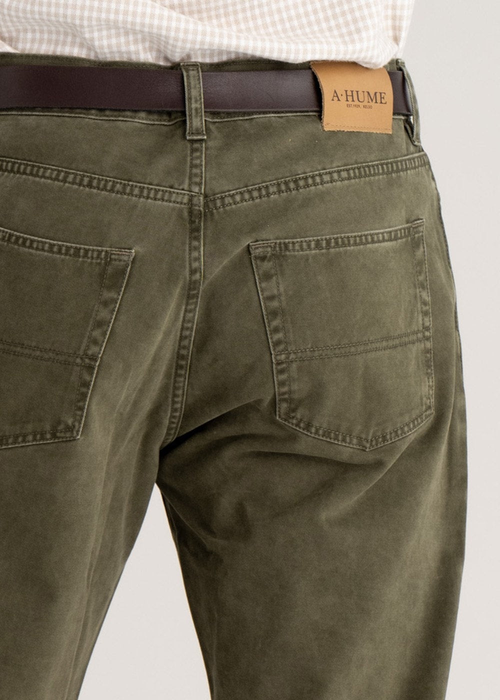 Eco-Landye Twill Jeans - Forest Green - 5