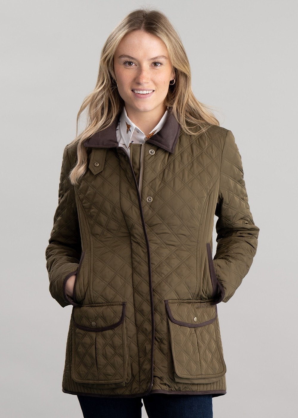 Lilymere Quilt Jacket - Olive - 4