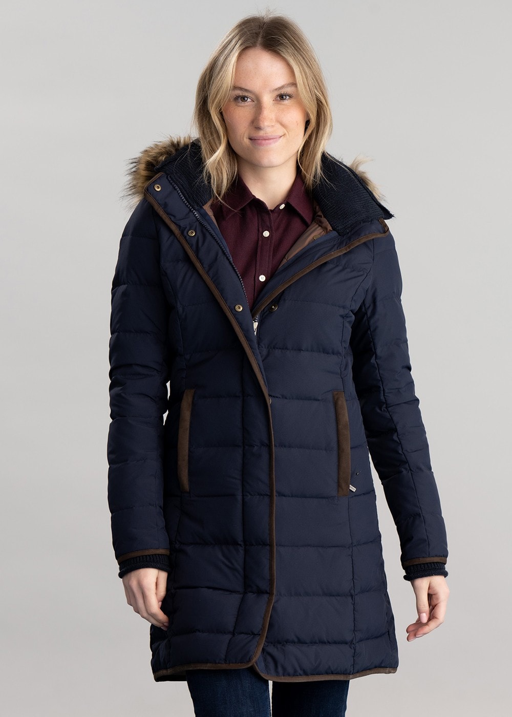 Mayfair II Down Coat - Midnight - 1