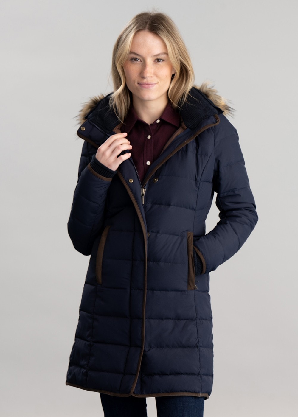 Mayfair II Down Coat - Midnight - 2