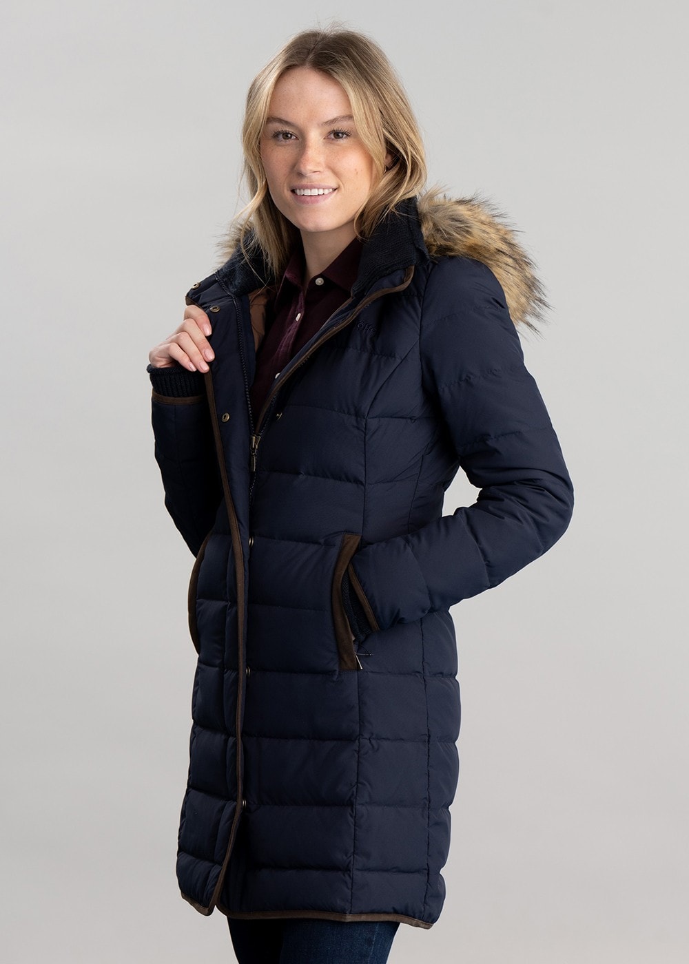 Mayfair II Down Coat - Midnight - 3